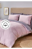 Sheri Home Tekstil Çarşaflı Nevresim Takımı Tek Kişilik Gri - Siyah Sheri880055 - 1
