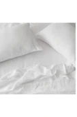 Sheri Home Tekstil Naturel 2' Li Yastık Kılıfı 100% Organik Pamuk -shine White - 2