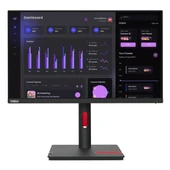 Lenovo ThinkVision T24i-30 63CFMATXTK 23.8" 60Hz 4Ms VGA+HDMI+DP+USB FullHD IPS Pivot Vesa Monitör - 1
