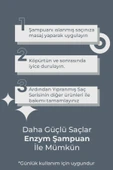 ENZYM COSMETICS Hassas Saç Derisi Ve Kepekli Saçlara Özel Kepek Önleyici Şampuanı 400 ml (2 Adet) - 5