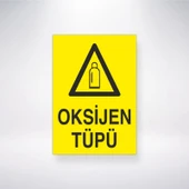 Oksijen Tüpü Sticker 20X28 Cm - 1