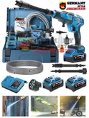 Germany Style ProGP 6'lı Set 5 Akülü Kırıcı Yıkama Matkap Budama Testeresi Taşlama Somun Sökme Set - 3