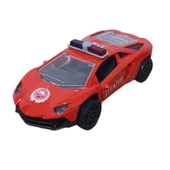 Çek Bırak Metal Araba Lamborgini  - İtfaiye - 4