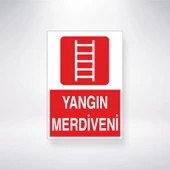 Yangın Merdiveni Sticker 20X28 Cm - 1