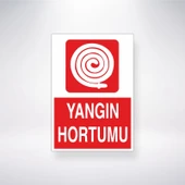 Yangın Hortumu Sticker 20X28 Cm - 1