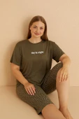 Mihra 50503-774 Kadın Büyük Beden Pijama Takımı - 1