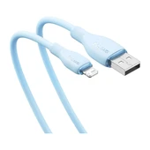 Baseus Pudding Serisi Usb To iPhone uyumlu Lightning USB iPhone Uyumlu 2.4 Amper Hızlı Şarj ve Data Aktarım Kablosu iPhone 14 , 13 ,12 11 ,x , 7 , 8 , 6 uyumlu MAVİ - 2