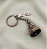 Anahtarlık Metal Zil Çan Tasarım Çanta Araba Cüzdan Süsü thumbnail 3