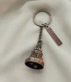 Anahtarlık Metal Zil Çan Tasarım Çanta Araba Cüzdan Süsü thumbnail 1