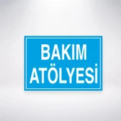 Bakım Atölyesi Sticker 20X28 Cm - 1