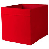 IKEA DRÖNA KIRMIZI ÇOK AMAÇLI DÜZENLEYİCİ KUTU 33x38x33 CM - 1