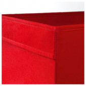 IKEA DRÖNA KIRMIZI ÇOK AMAÇLI DÜZENLEYİCİ KUTU 33x38x33 CM - 4