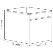 IKEA DRÖNA KIRMIZI ÇOK AMAÇLI DÜZENLEYİCİ KUTU 33x38x33 CM - 5