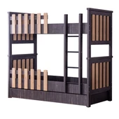Ranza, Black Montessori Ayrılabilir Ranza Masa + 2 Adet Comfort Yatak - 2