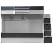 Ranza, Kardem Yavrulu Ranza - Antrasit 2 Adet Comfort Yatak thumbnail 4