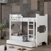 Mdf Profil Ranza , Avrasya Ayrılabilir Ranza , Yavrulu Ranza Beyaz thumbnail 1