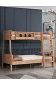 Ranza, Trend Geniş Ikili Ranza - Ceviz 2 Adet Comfort Yatak - 2