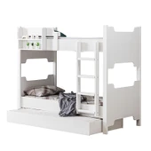 Mdf Profil Ranza , Avrasya Ayrılabilir Ranza , Yavrulu Ranza Beyaz thumbnail 2