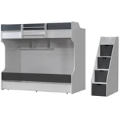 Ranza, Kardem Yavrulu Ranza - Antrasit 3 Adet Comfort Yatak thumbnail 3