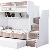 Ranza, Cesur Yavrulu Ranza - Ceviz 3 Adet Comfort Yatak thumbnail 3