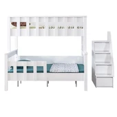 Mdf Profil Ranza, Deluxe Ayrılabilir Ranza - Beyaz + 2 Adet Comfort Yatak - 4