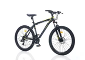 CORELLİ FELİX 1.3 ERKEK DAĞ BİSİKLETİ 460H HD 29 JANT 21 VİTES SİYAH SARI GRİ - 1