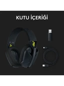 Logitech G G435 LIGHTSPEED Kablosuz Oyuncu Kulaklığı - Siyah - 8