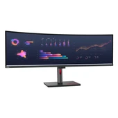 Lenovo ThinkVision P49w-30 63DBRAT1TK 49" 60Hz 4Ms HDMI+DP+USB-C+RJ45 HDR UW-DQHD IPS Pivot Curved Vesa Monitör - 2