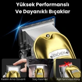 Enchen Boost 3 Gold Ayarlanabilir Başlıklı Dijital Göstergeli Şarjlı Profesyonel Saç Kesim Makinesi thumbnail 2