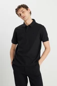 Wrangler Erkek Minimalist Polo Yaka Kısa Kol T-Shirt - Günlük Stil - 1