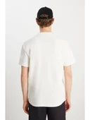 Wrangler Erkek Relaxed Fit Dokulu T-Shirt MW2510718104 - 3