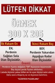Madame Dower Çizgili Tül Perde 1/3 Sık Pile Kırışmaz Ütü Istemez - Ekstra Gramajlı - 3