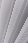 Madame Dower Krep Bambu Balıksırtı 1x3 Sık Pileli Gramajlı Dökümlü Tül Perde - Ütü Gerektirmeyen Dayanıklı Kumaş - 2