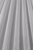Madame Dower ZigZara Elegance Tül Perde - 1x3 Sık Pile - Dökümlü, Kırışmaz Salon ve Misafir Odası Tül Perde - 2