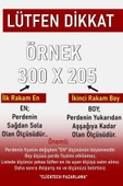 Madame Dower İskandinav Kesme Keten Kırışmaz Tül Perde Orta Pile - Salon & Oturma Odası Tül Perde - 7