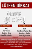 Madame Dower Magic V4 Bej Fon Perde 1x3 Sık Pile 2 Kanat - + Masa Örtüsü + Runner + Kırlent Kılıfı + Bağlama - 3