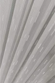 Madame Dower Butterfly Kırık Beyaz 1x3 Sık Pile Tül Perde - Kırışmaz Ütü Gerektirmez - 4