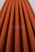Madame Dower Gölge Kiremit Elegance Fon Perde 1x3 Sık Pile + Kolbağı Hediye - 3