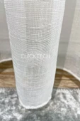 Madame Dower Naturel Keten Tül Perde Kırık Beyaz 1/2.5 Orta Sık Pile - Extra Gramajlı - 6