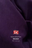 Madame Dower Taç Narden Fon Perde 1x2 Standart Pile Soft Mürdüm Kırlent Kılıfı + Bağlama Kuşağı HEDİYE - 3