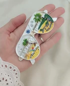 Magnet Gözlük Taşlı Mıknatıslı Buzdolabı Süsü Nazar Göz Boncuklu Palmiye Agacı Türkiye Alanya Yazılı - 3