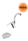 Wuvera Spectre Kuğu Lavabo Bataryası – Pirinç Gövde, Krom Kaplama & Ergonomik Tasarım - 3