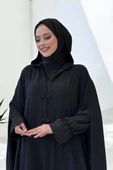 Tunik, Pantolon ve Abaya Üçlü Takım 8663 Siyah thumbnail 4