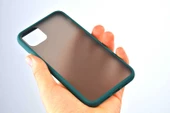 Apple iPhone 11 Pro Max Kılıf Fri Mat Yüzey Renkli Kenar Kılıf - 10