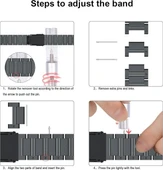 iiteeology Karbon Bant Uyumlu Apple Watch Karbon Fiber Kordon - 9