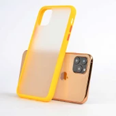 Apple iPhone 11 Pro Max Kılıf Fri Mat Yüzey Renkli Kenar Kılıf - 8