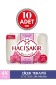 Hacı Şakir Klasik Çiçek Terapisi Sabun 4 X 70 Gr Banyo Sabunu 10 Adet thumbnail 1