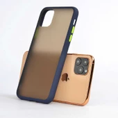 Apple iPhone 11 Pro Max Kılıf Fri Mat Yüzey Renkli Kenar Kılıf - 7