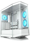 Cougar FV270 Beyaz Temperli Cam E-ATX Mid Tower Gaming Kasa (CGR-58M6W-RGB) - 1