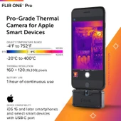 FLIR ONE Pro - iOS Akıllı Telefonlar için Termal Görüntüleme Kamerası 320x240 (Iphone 15 ve Üzeri) - 2